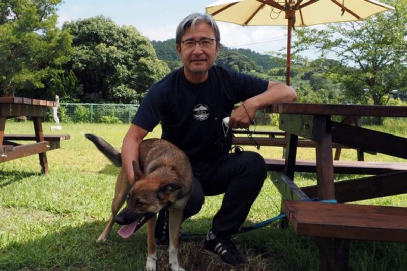 瀬戸川さんと愛犬アーチ―