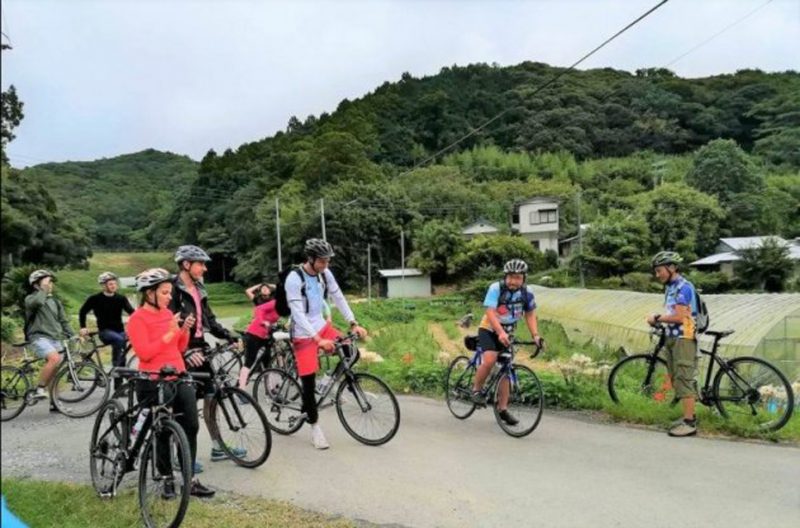 瀬戸川さんが企画したサイクルツーリズムのツアー